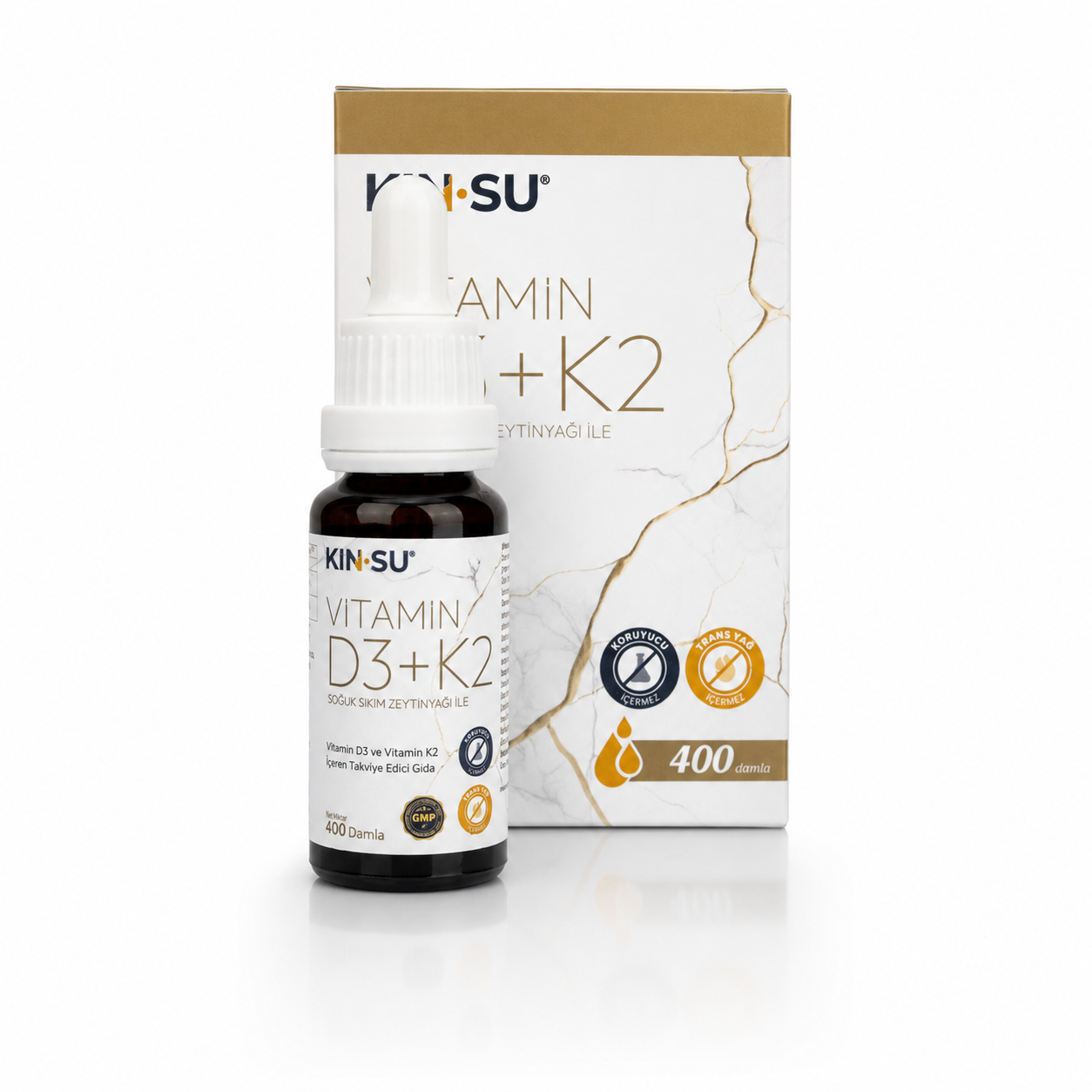 KİN•SU Vitamin D3+K2