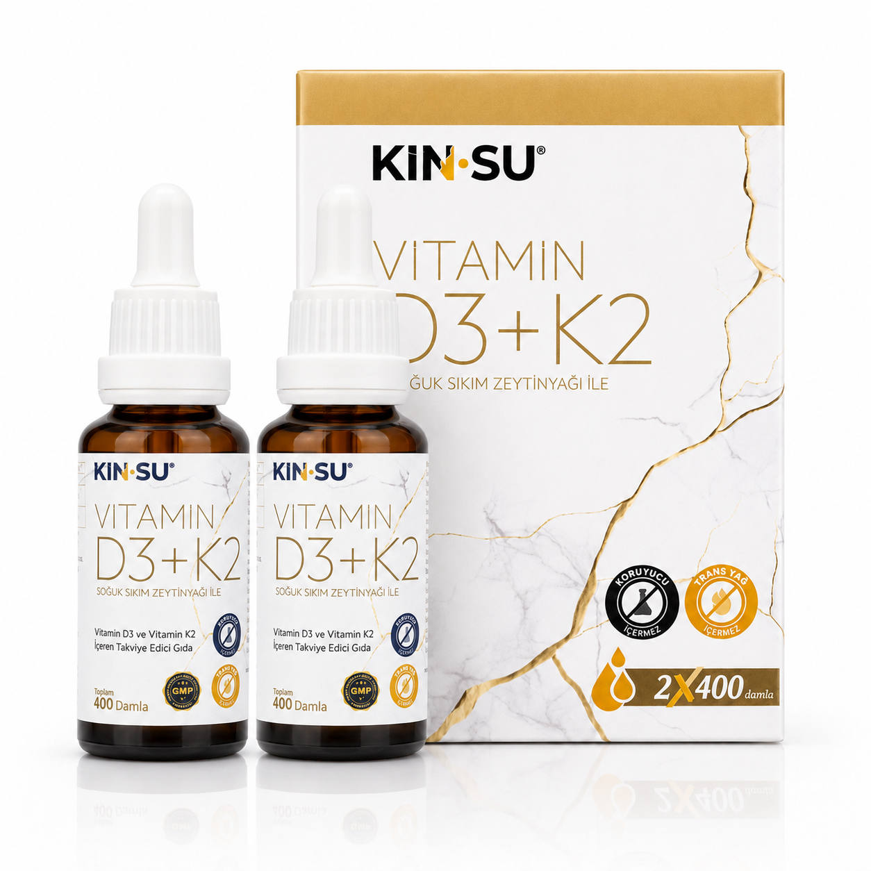 KİN•SU Vitamin D3+K2